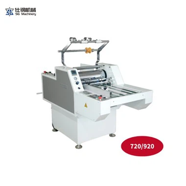 Poloautomatický laminátor papiera